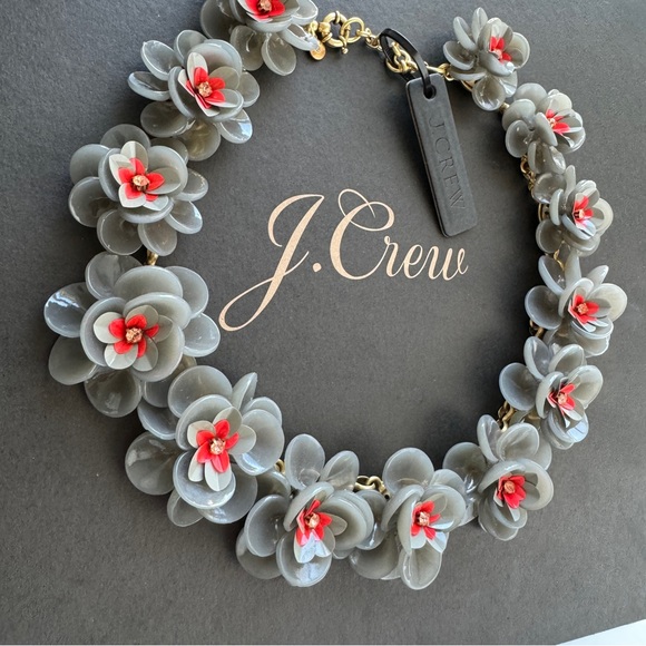 J. Crew floral statement necklace - Picture 5 of 8